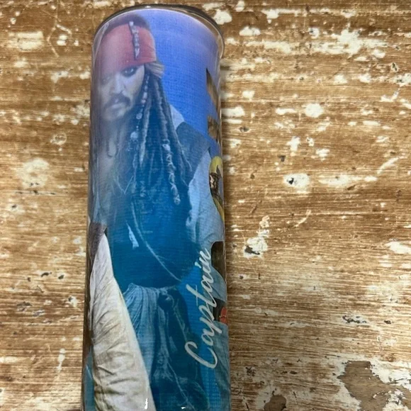 🏴‍☠️ Jack Sparrow Stainless Steel Tumbler | NWOT - Picture 4 of 8